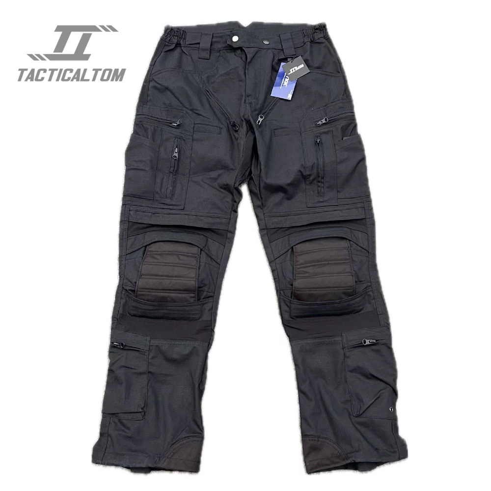 Tom PRO HT UF pantalones tácticos camuflaje negro y verde antidesgarro - imagen 2