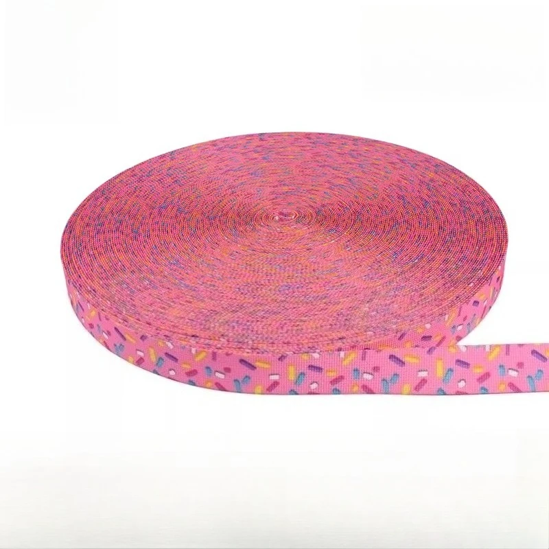 Cinta táctica camuflada rosa MOLLE, tiras no elásticas DIY - imagen 5