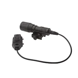 Linterna táctica con interruptor remoto para caza, camping
