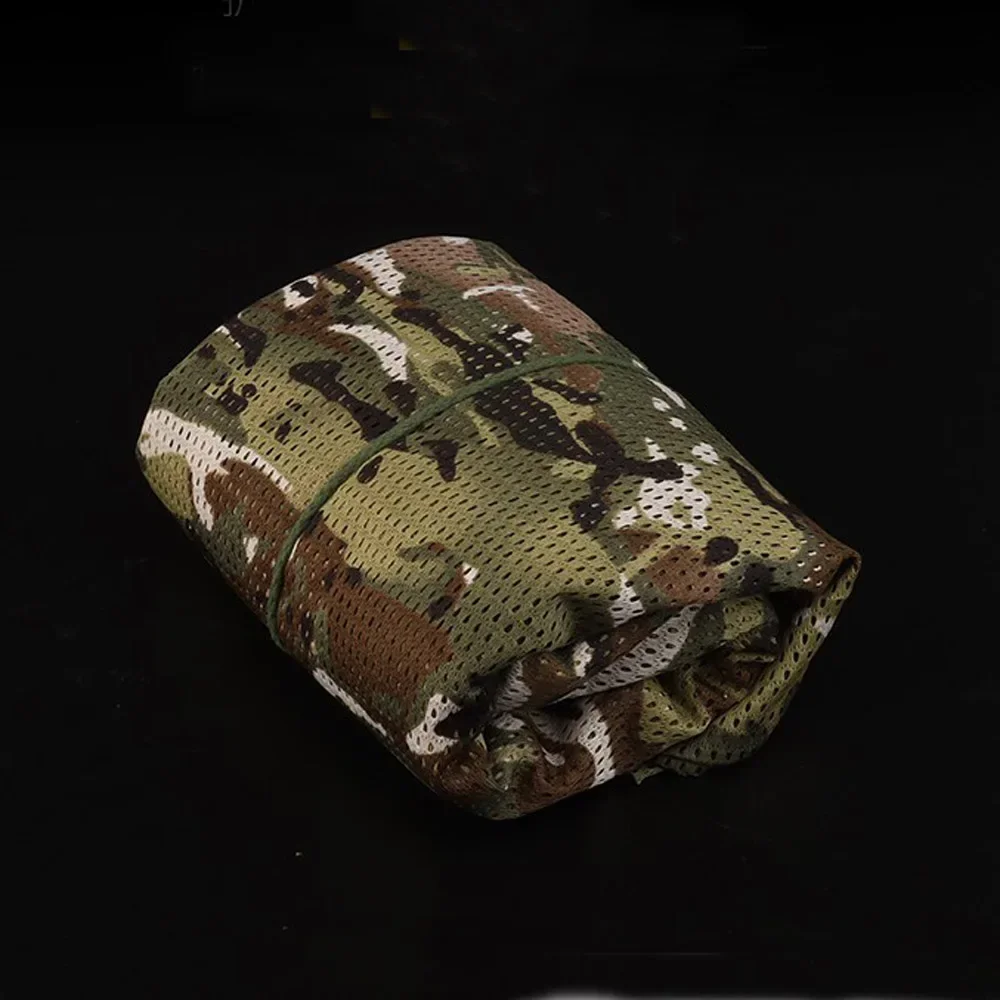 Red de camuflaje táctica plegable poliéster para toldo y sombrilla