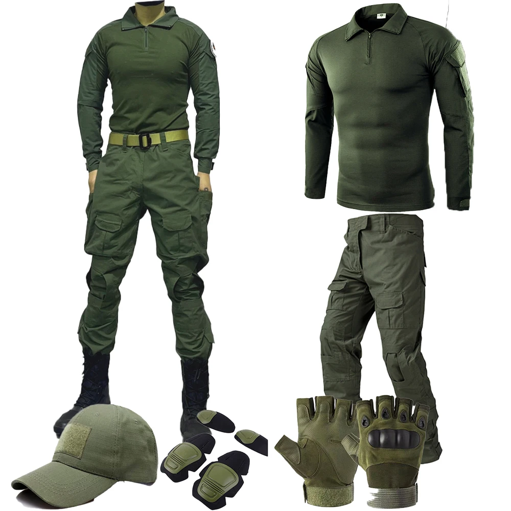 Conjunto uniforme táctico camuflaje woodland Airsoft – Pantalón y chaqueta - imagen 5