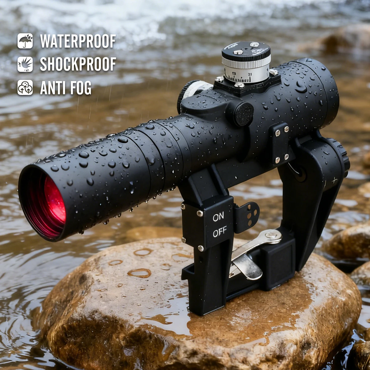 Mira punto rojo OKP-7 SVD óptica reflex táctica riel lateral - imagen 5