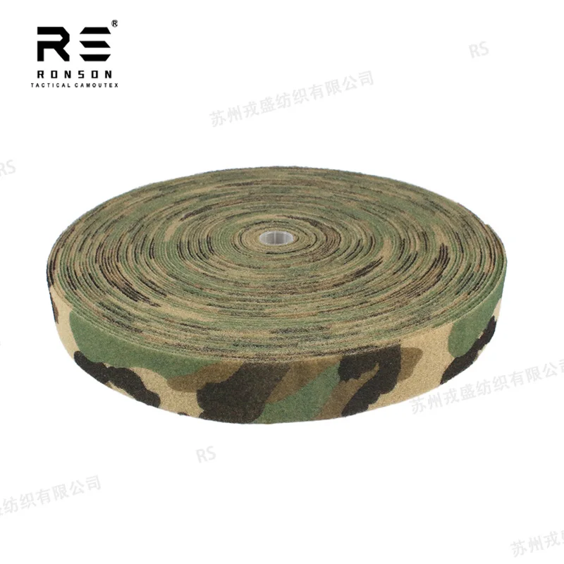 M81 Woodland cinta de sujeción bucle Velcro nylon camuflaje ecológico - imagen 4