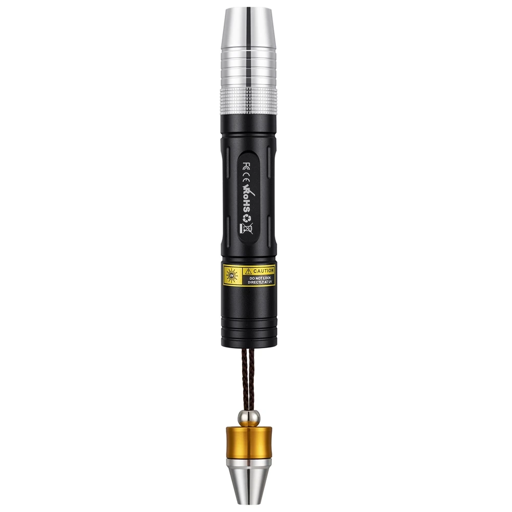 Linterna UV recargable 365nm detector profesional de gemas y jade - imagen 4