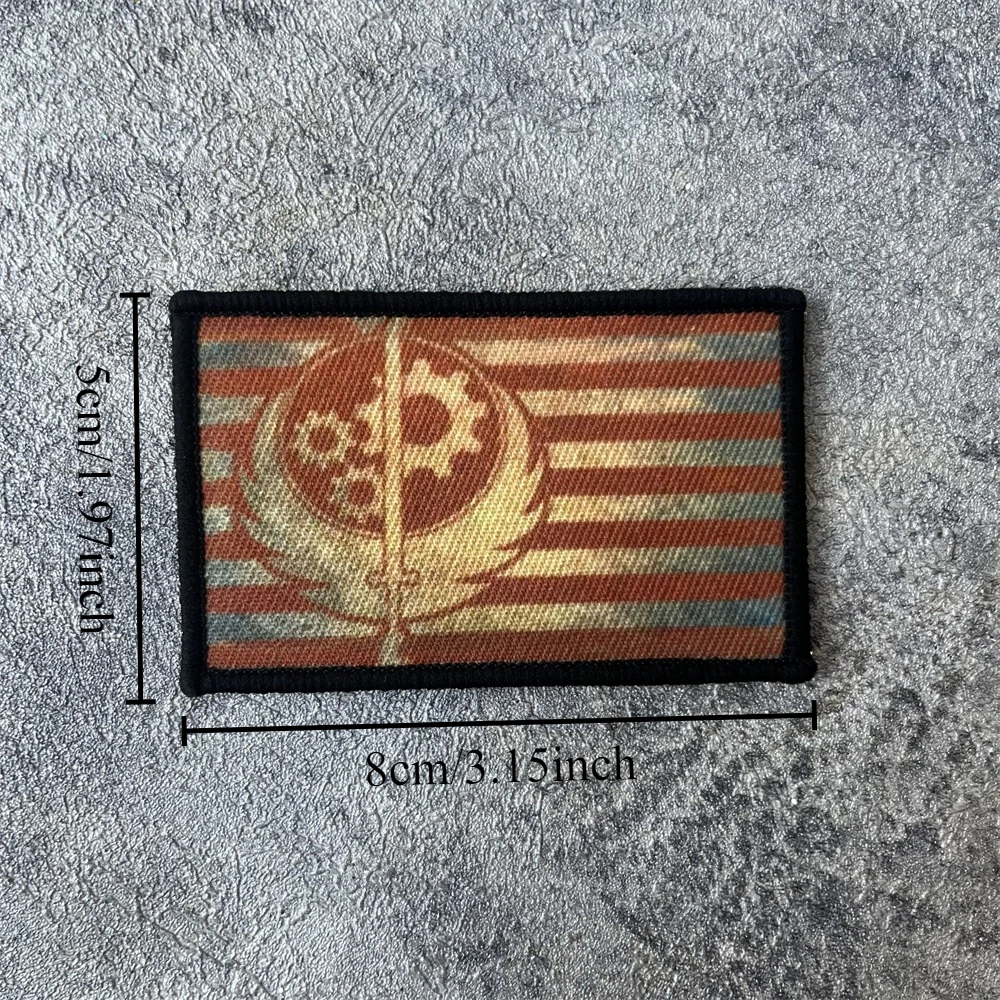 Parche Hermandad de Acero – Insignia táctica militar con velcro