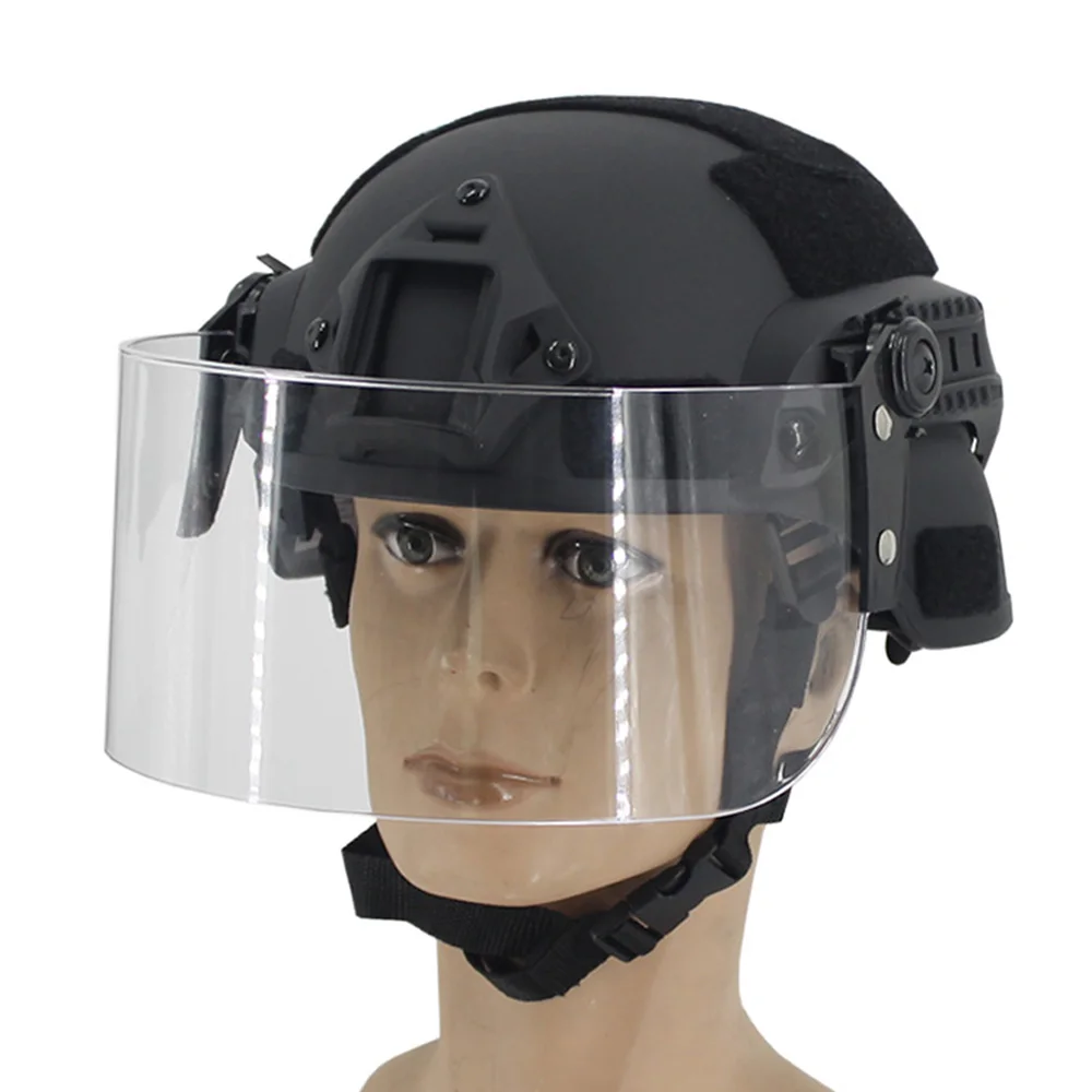 Casco táctico con gafas protectoras, parabrisas y máscara facial - imagen 2