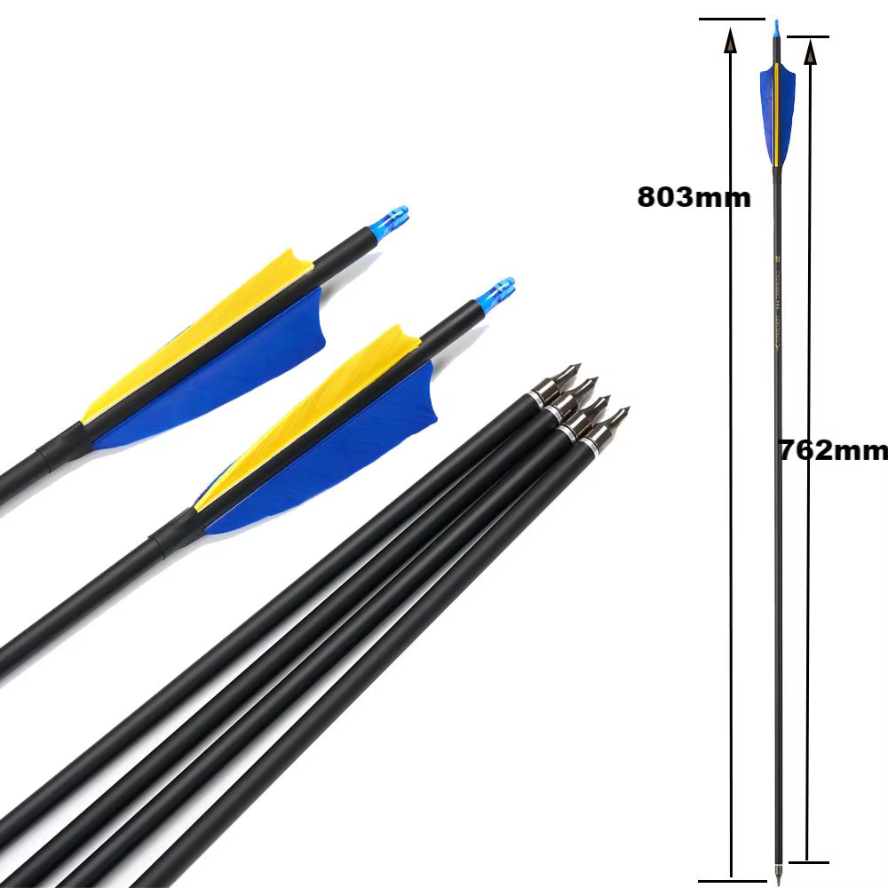 Flechas de carbono para tiro con arco compuesto y recurvo aire libre - imagen 3