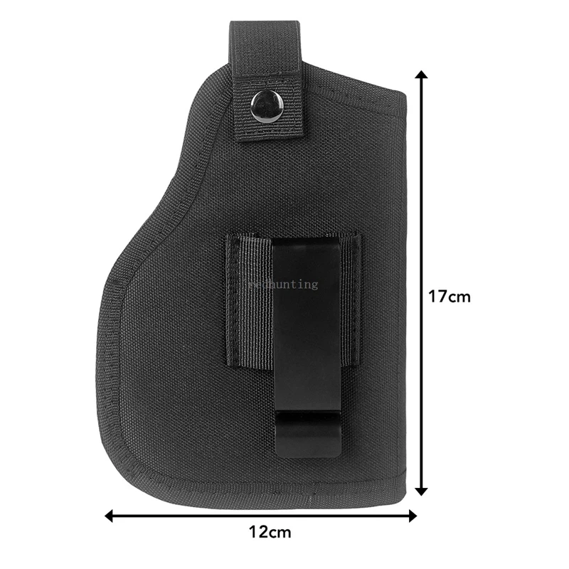 Vista lateral de la funda y su forma para sujeción