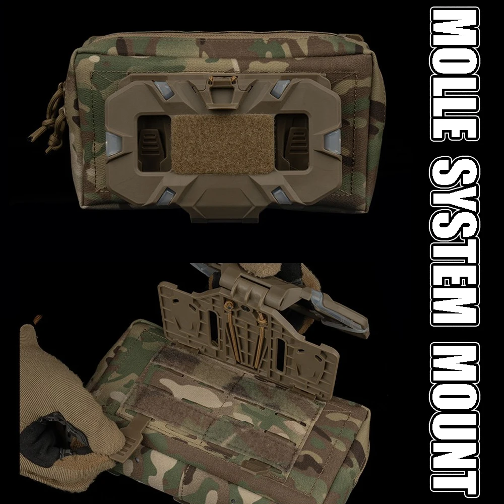 Bolsa táctica GP MOLLE para EDC y descarga abdominal multifunción