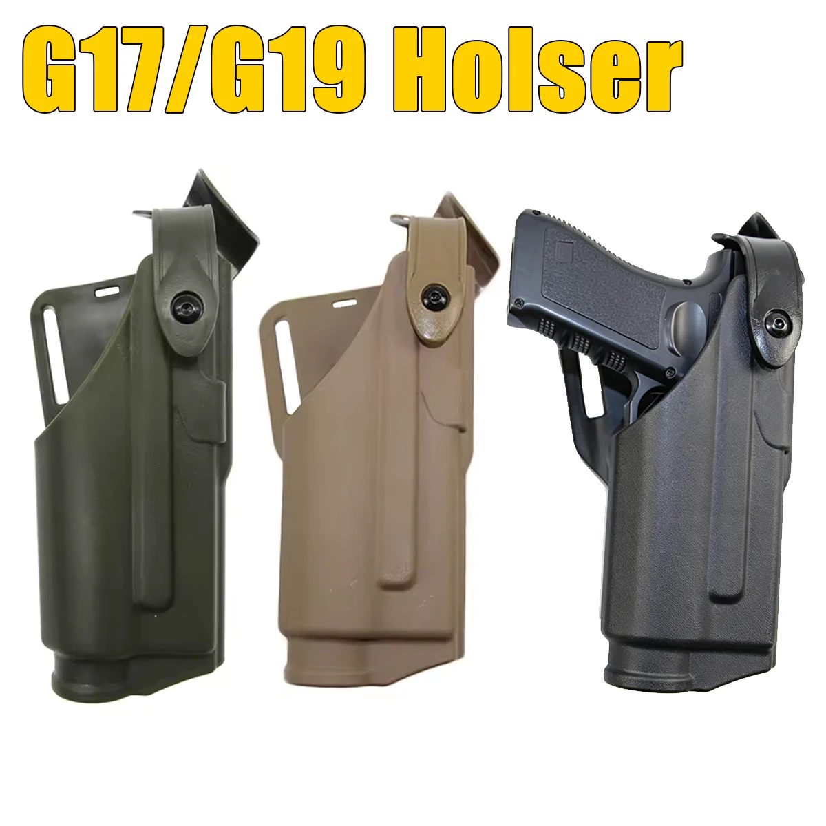 Funda táctica para pistola Glock con espacio para linterna X200