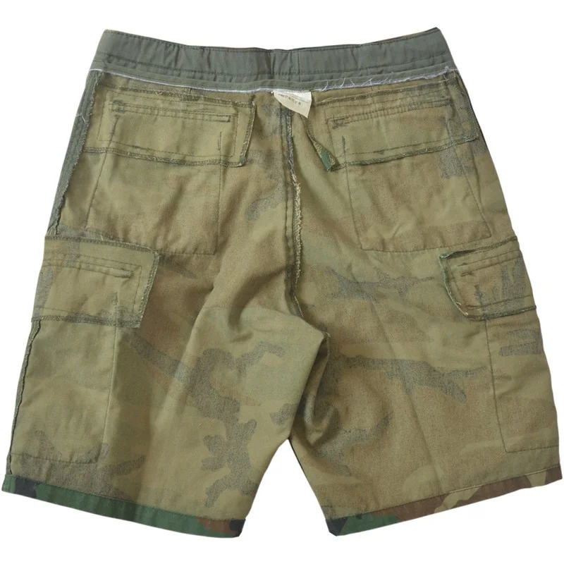 Pantalón corto militar de sarga tratada con cremallera de cobre - imagen 3