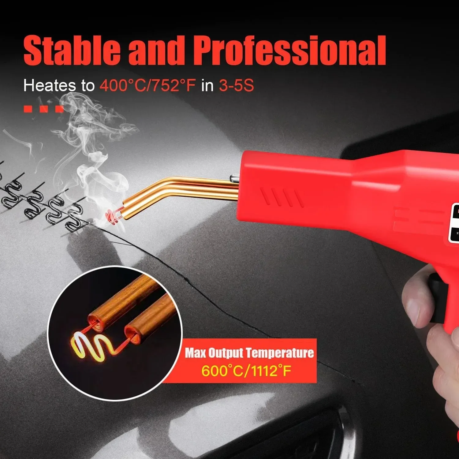 Máquina de soldar plástico para reparar coche y kayak - imagen 3