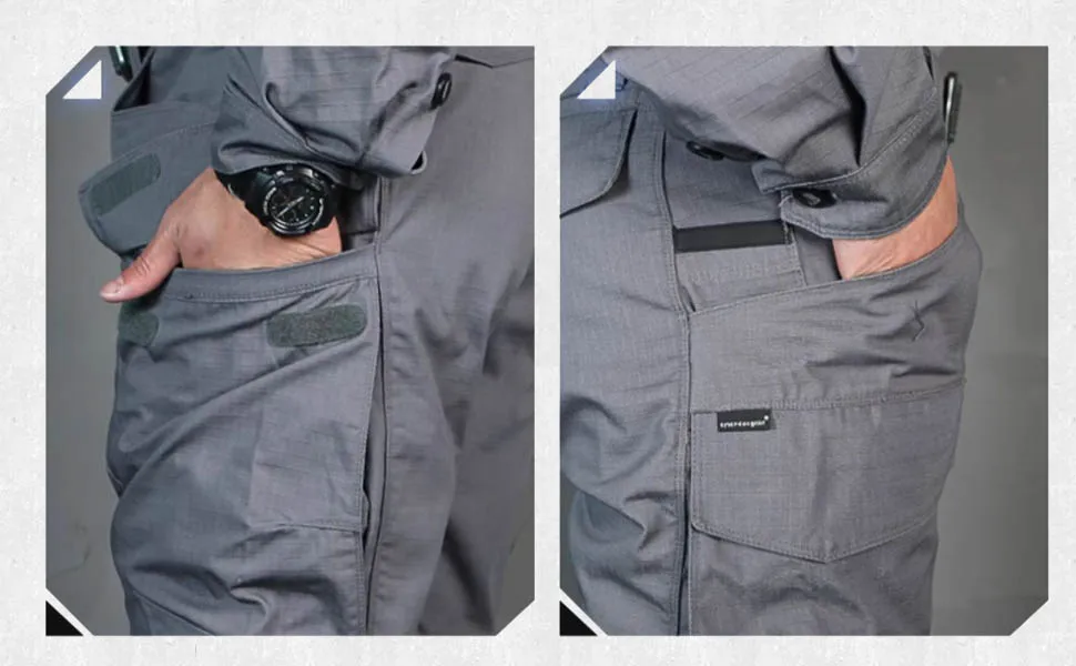 Emersongear pantalones de combate tácticos BDU gris lobo - imagen 3