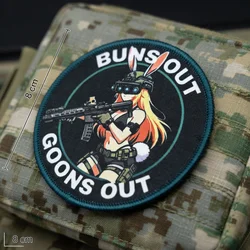 Tactical Bunny Parche táctico con velcro diseño coneja anime
