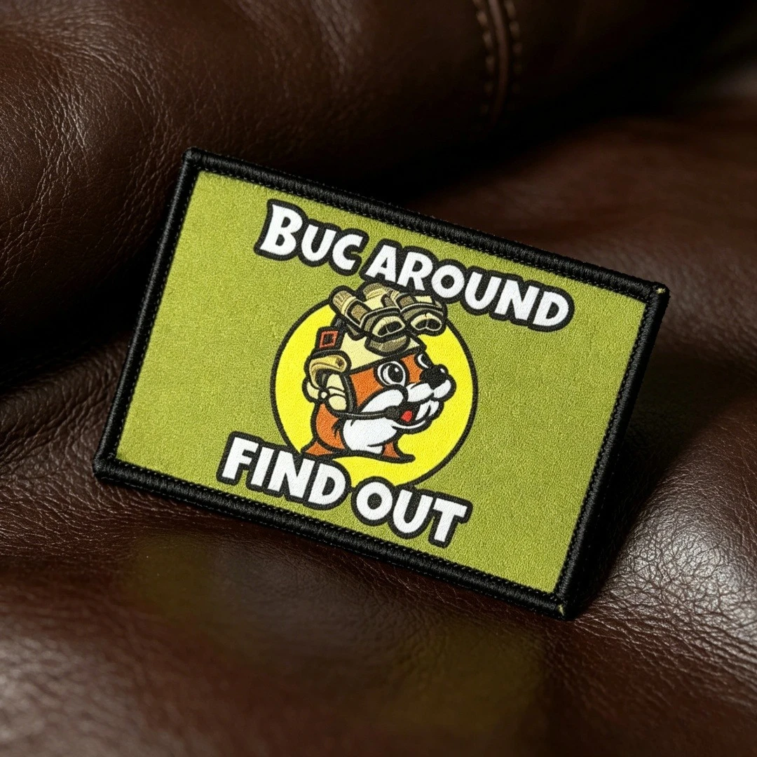 Parche velcro Find Out Meme castor visión nocturna gancho-bucle - imagen 4