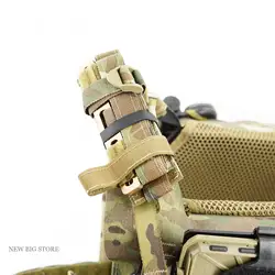 Anillas elásticas tácticas Airsoft de goma para fijar equipo