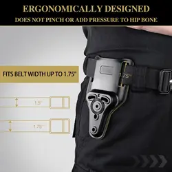 Adaptador de cinturón MOLLE – Funda modular 360° para cinturón táctico