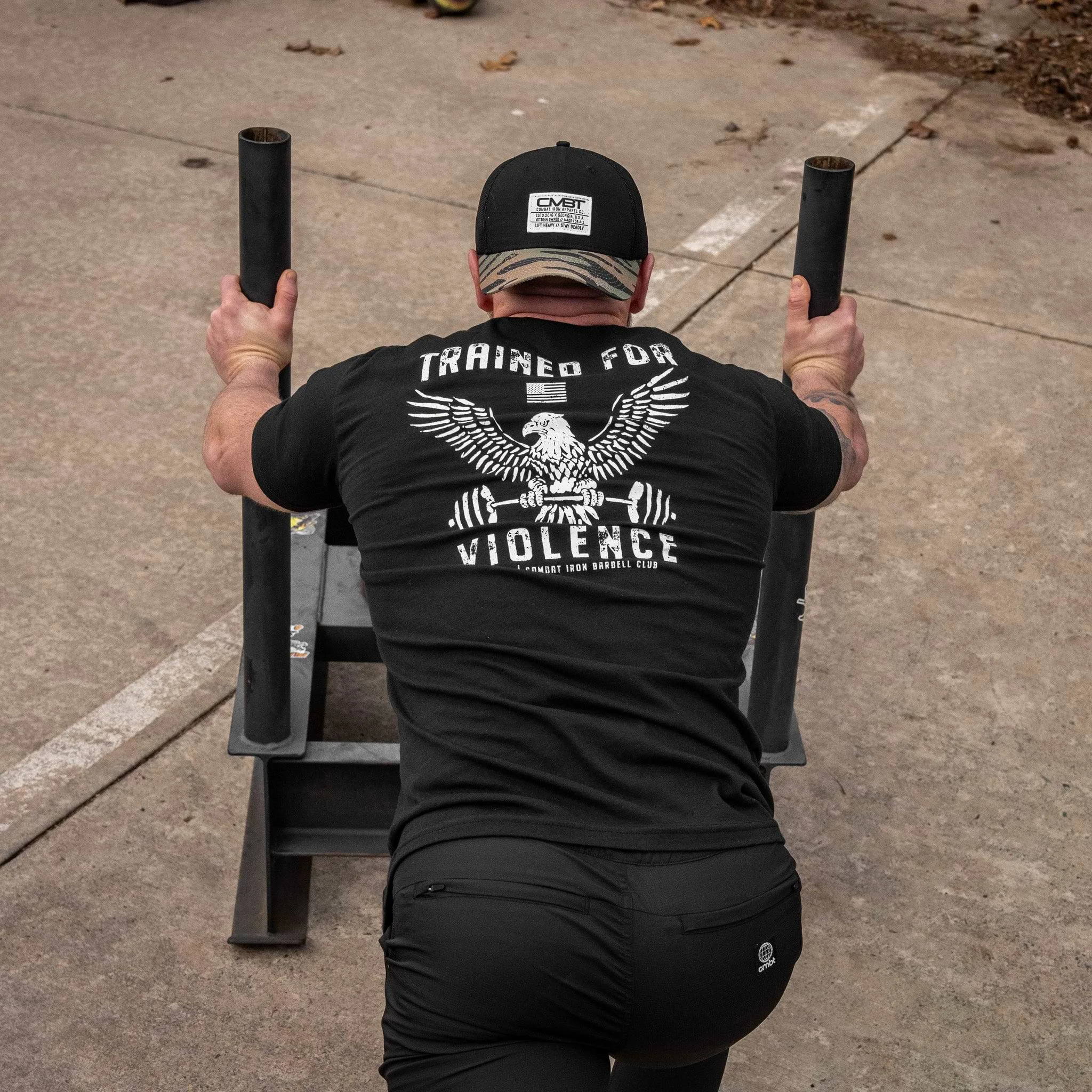 Camiseta táctica militar Iron Combat algodón para hombre - imagen 5