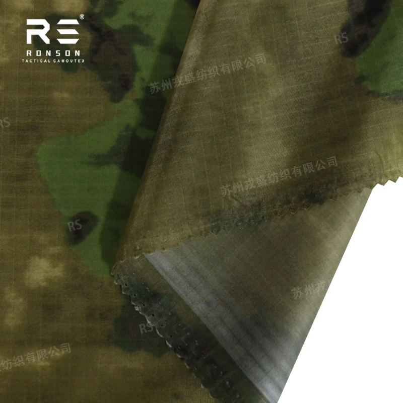 Tela táctica ripstop A-TACS FG IRR camuflaje resistente militar - imagen 2