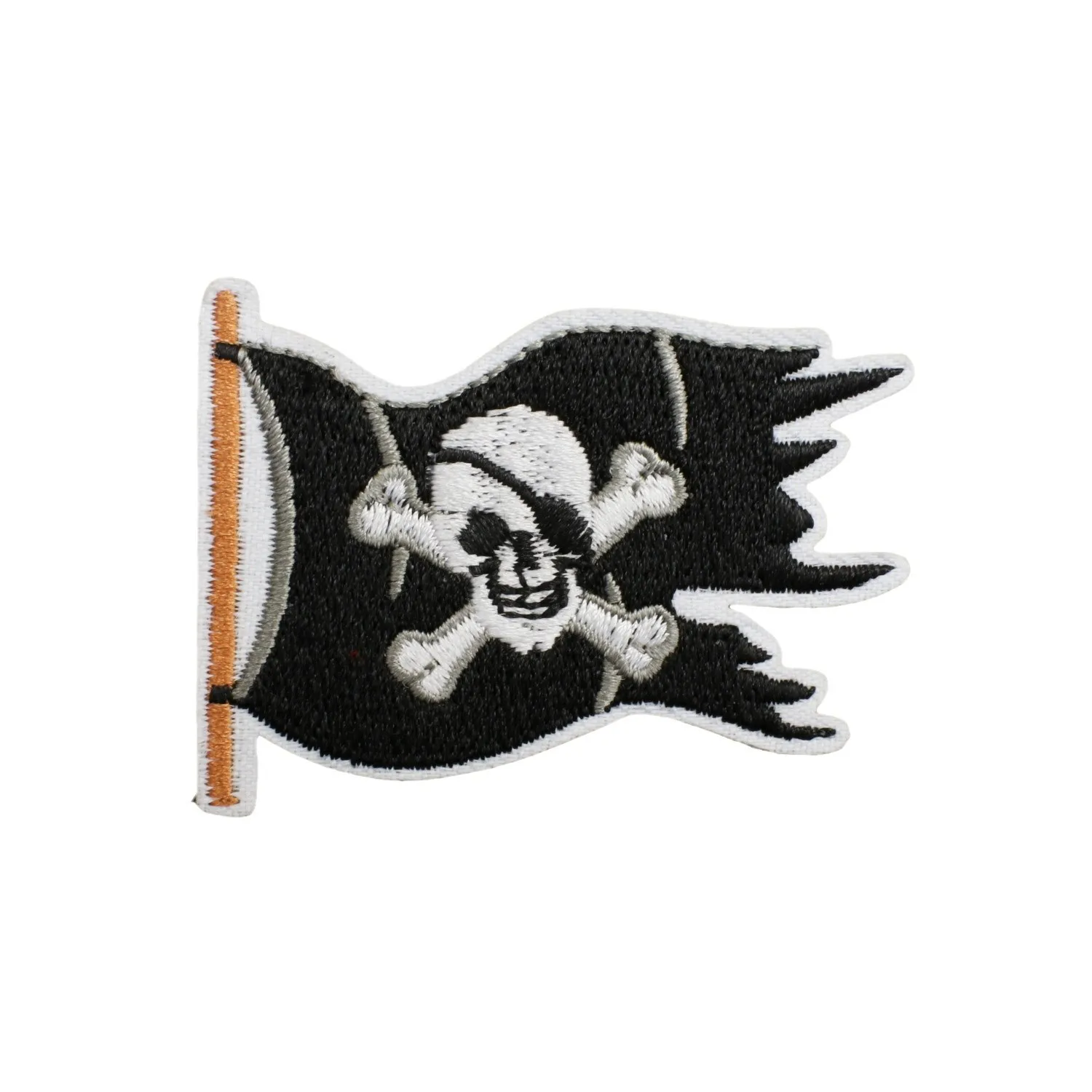 Parche termoadhesivo bordado piratas con bandera y tesoro infantil - imagen 5