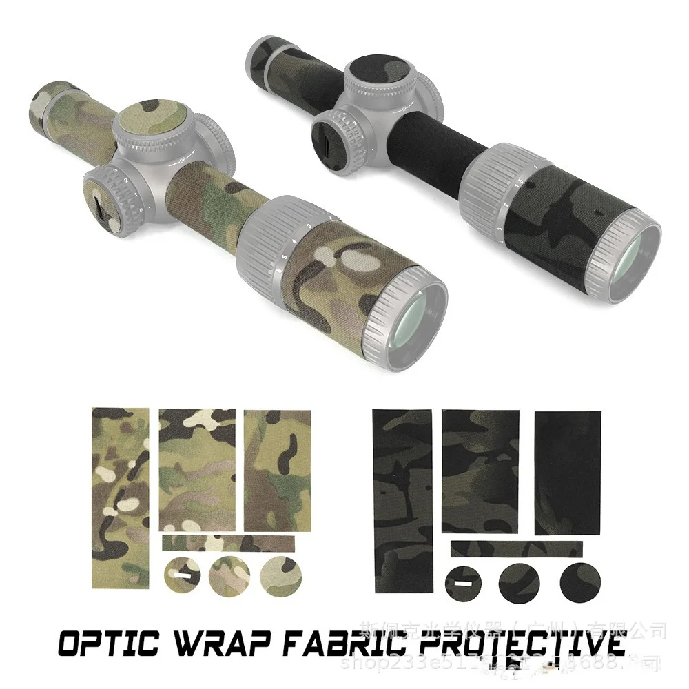 Pegatinas de camuflaje tácticas para linternas y ópticas