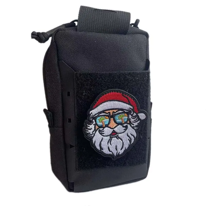 Parche bordado táctico Muy Nice Papá Noel para ropa y mochila - imagen 2