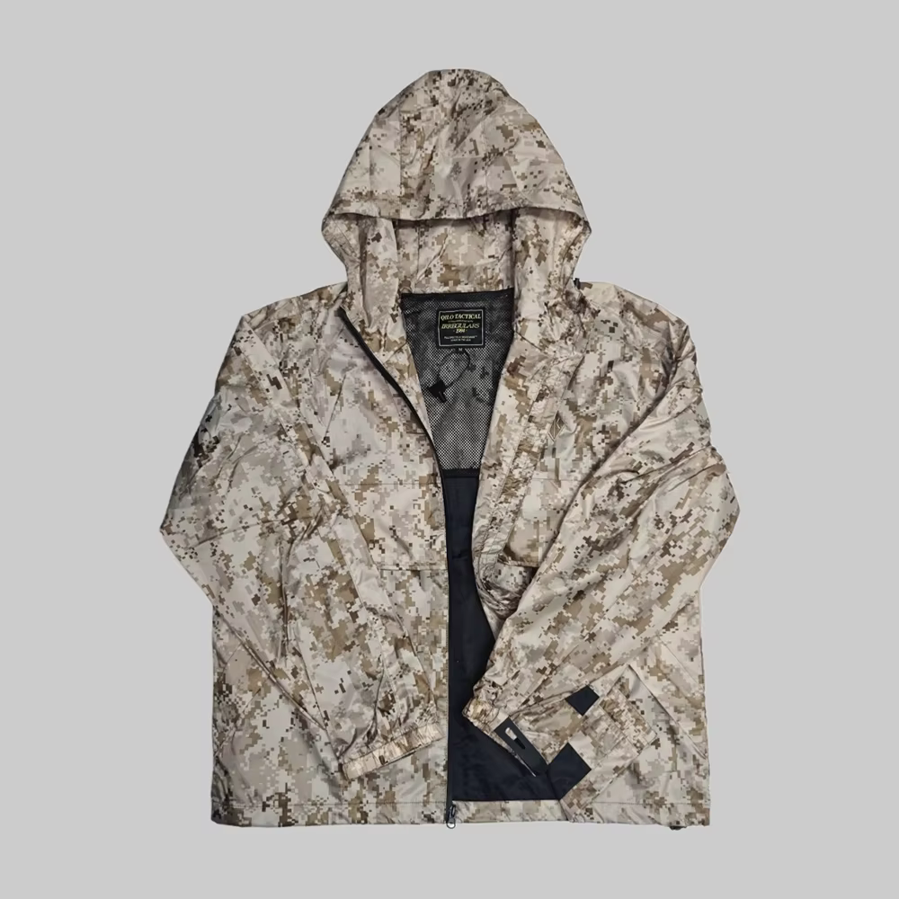 Chaqueta táctica cortavientos impermeable retro Gen. III AOR1