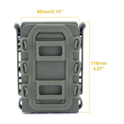 Bolsa táctica MOLLE Scorpion para cargadores – Nylon TPR