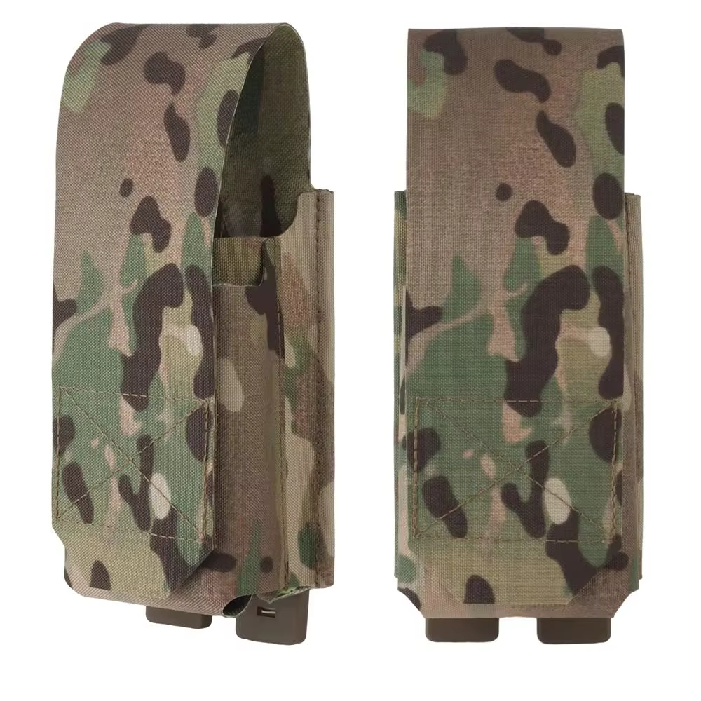 Bolsa táctica MOLLE para cinturón, doble compartimento cargadores - imagen 5