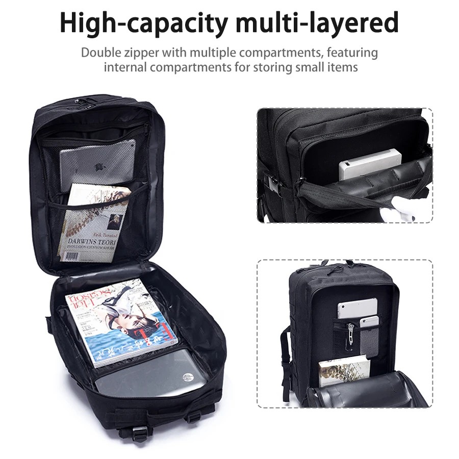 Mochila de senderismo exterior con bolsa para agua - imagen 2