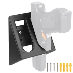 Soporte pistola de pared con ranuras para revólver y organización