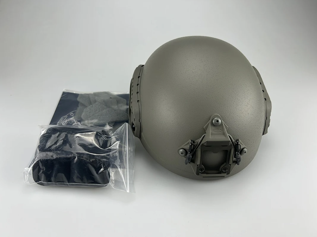 Casco táctico ABS corte alto con rieles laterales NVG - imagen 4