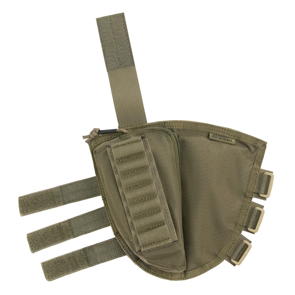 Bolsa táctica reposa mejillas para rifle caza nailon con cremallera - imagen 5