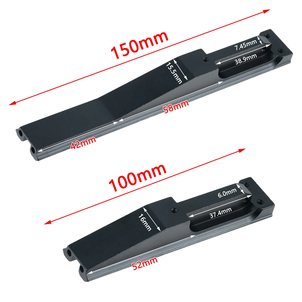 Riel Picatinny trasero AK47/AK74 para mira Red Dot - imagen 4
