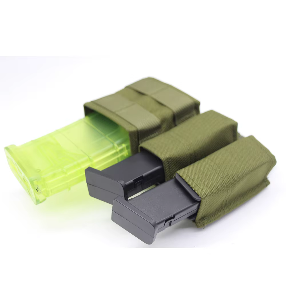 Portacargadores táctico MOLLE multicalibre para 9mm y 5.56