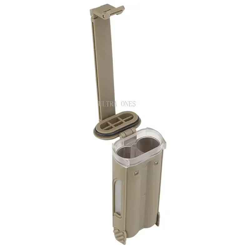 Caja de baterías táctica impermeable para CR123/18650 AA/AAA - imagen 2