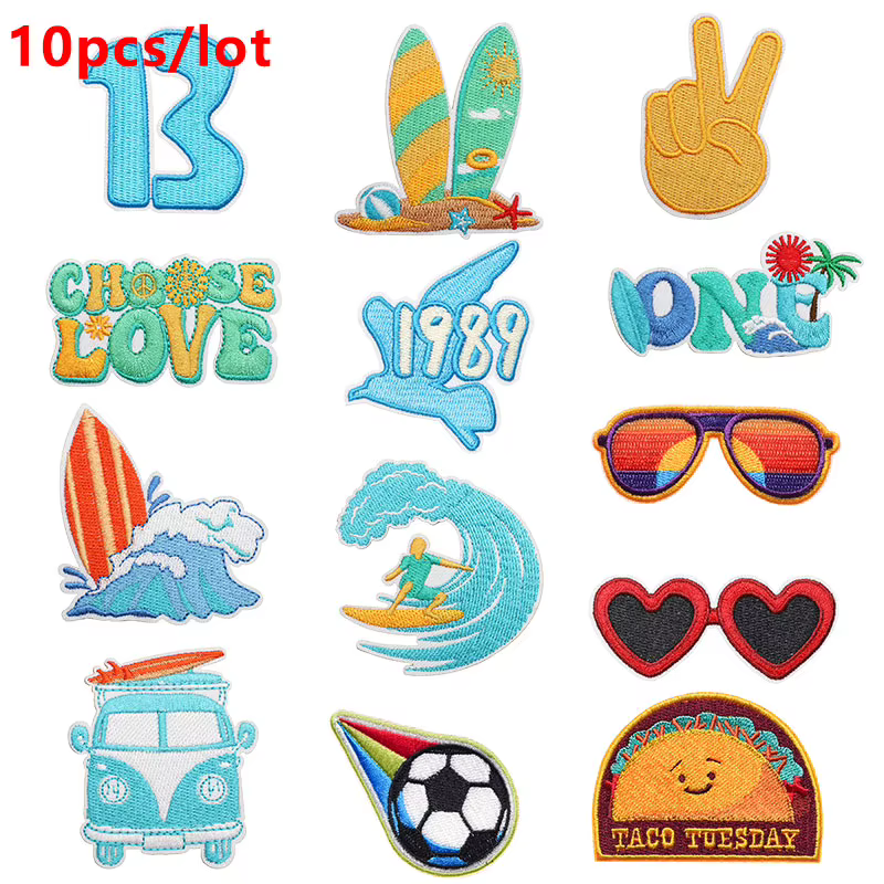Parches termoadhesivos bordados con dibujos animados para ropa - imagen 2