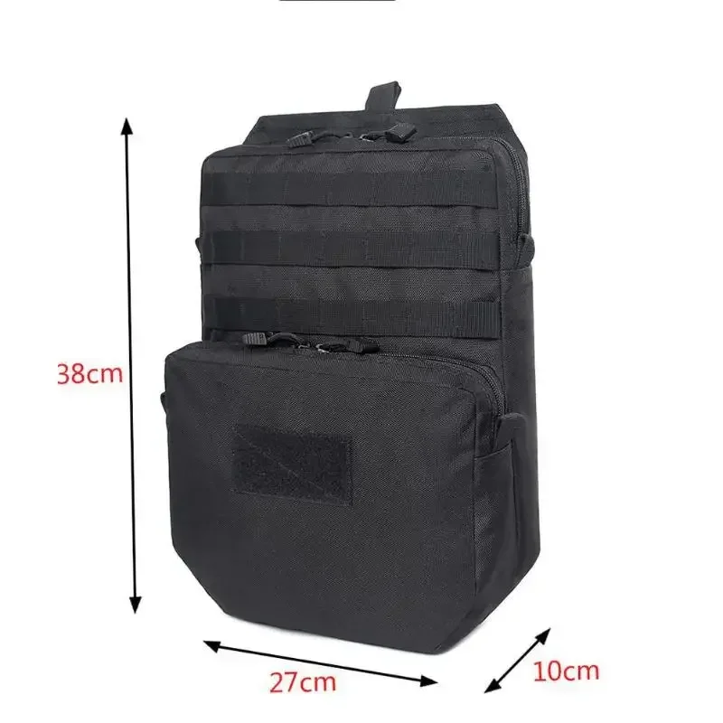 Mochila táctica MOLLE con bolsa de hidratación para airsoft