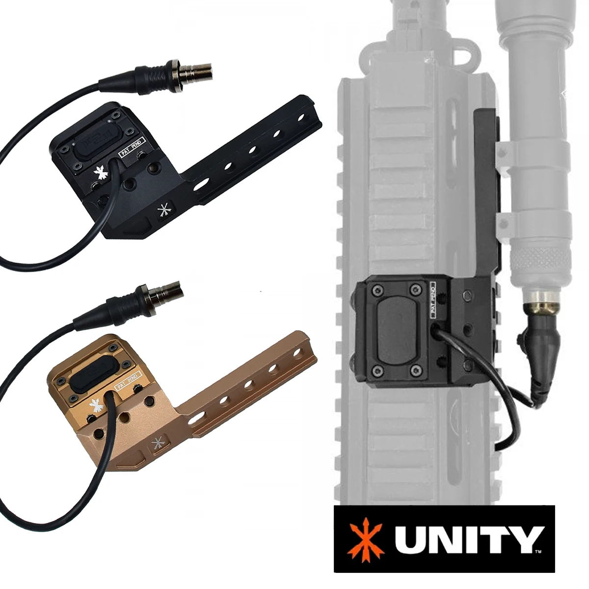 Interruptor de presión linterna táctica UNITY para Surefire M600 M300B - imagen 4