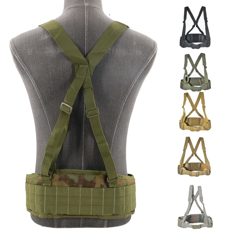 Cinturón militar verde nailon – Táctico Outdoor Airsoft - imagen 4