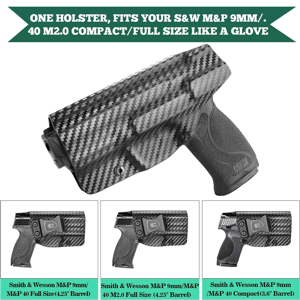 Funda Kydex IWB S&W M&P 9/40 diestro M2.0 Compact/Full - imagen 5
