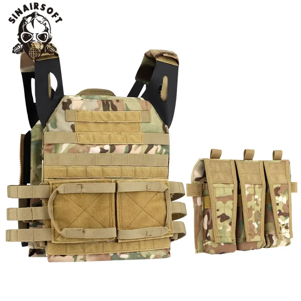 Bolsa MOLLE Triple 5.56mm para chaleco táctico AVS JPC 2.0 - imagen 2