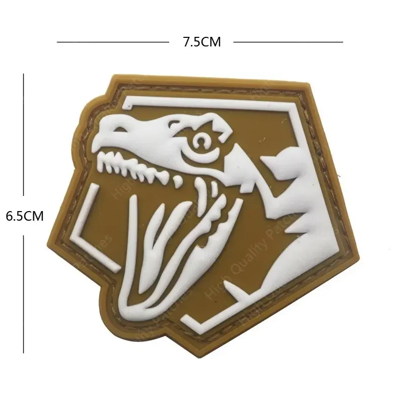 Brazalete luminoso dinosaurio tiranosaurio para mochila o ropa - imagen 4