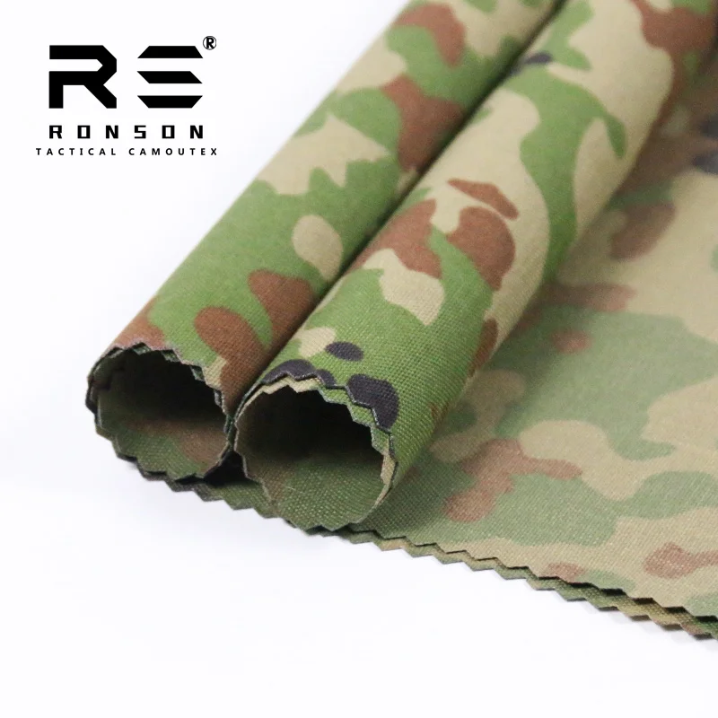 Tela táctica camuflaje japonés en nailon oxford resistente para bolso