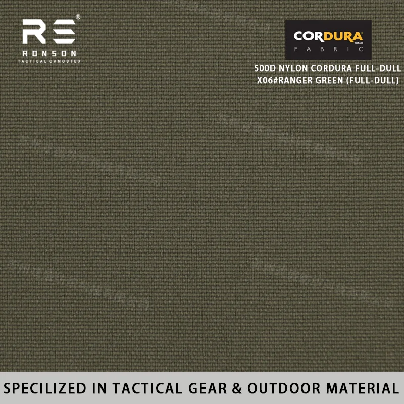 Tela camuflaje Cordura nailon impermeable PU para equipo táctico
