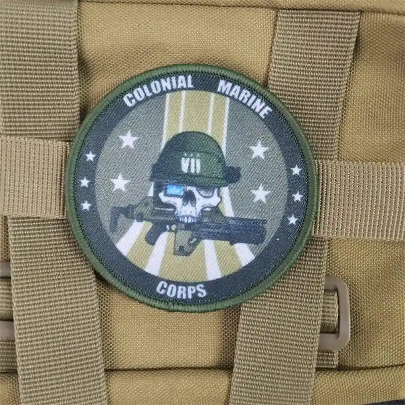 Parche táctico Marines Corps con Velcro adhesivo para ropa y mochilas - imagen 5