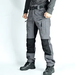 Pantalones Cargo Tácticos Impermeables – Multi Bolsillo Hombre Caqui