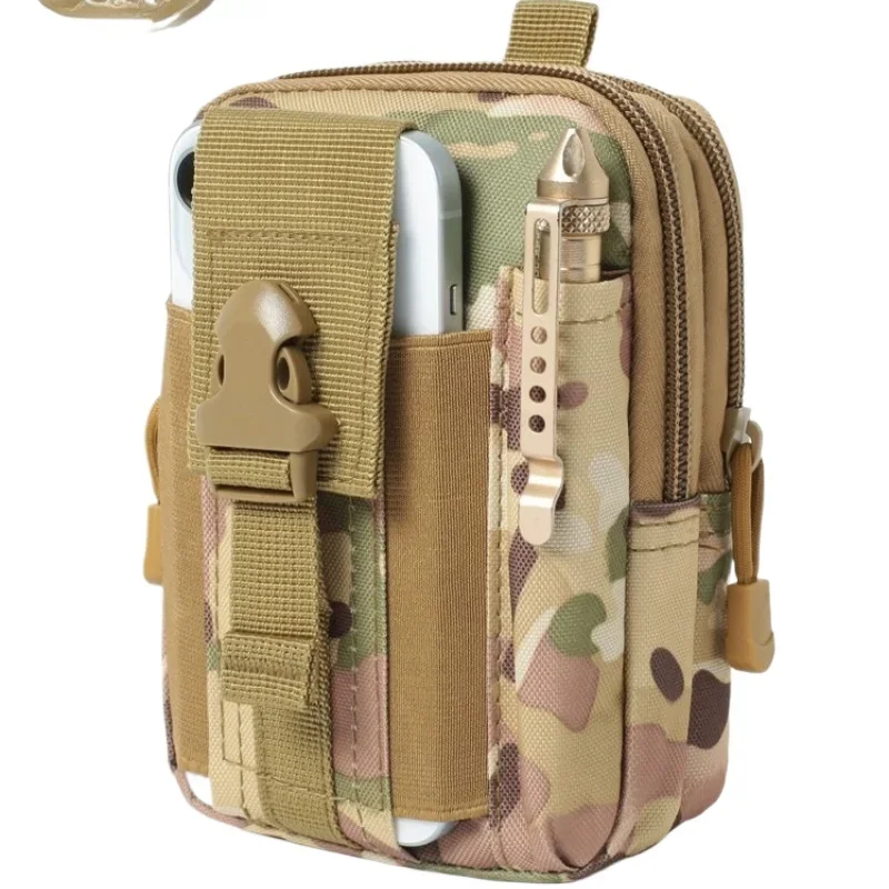 Riñonera táctica MOLLE con cinturón, bolsillo pequeño para hombre - imagen 4