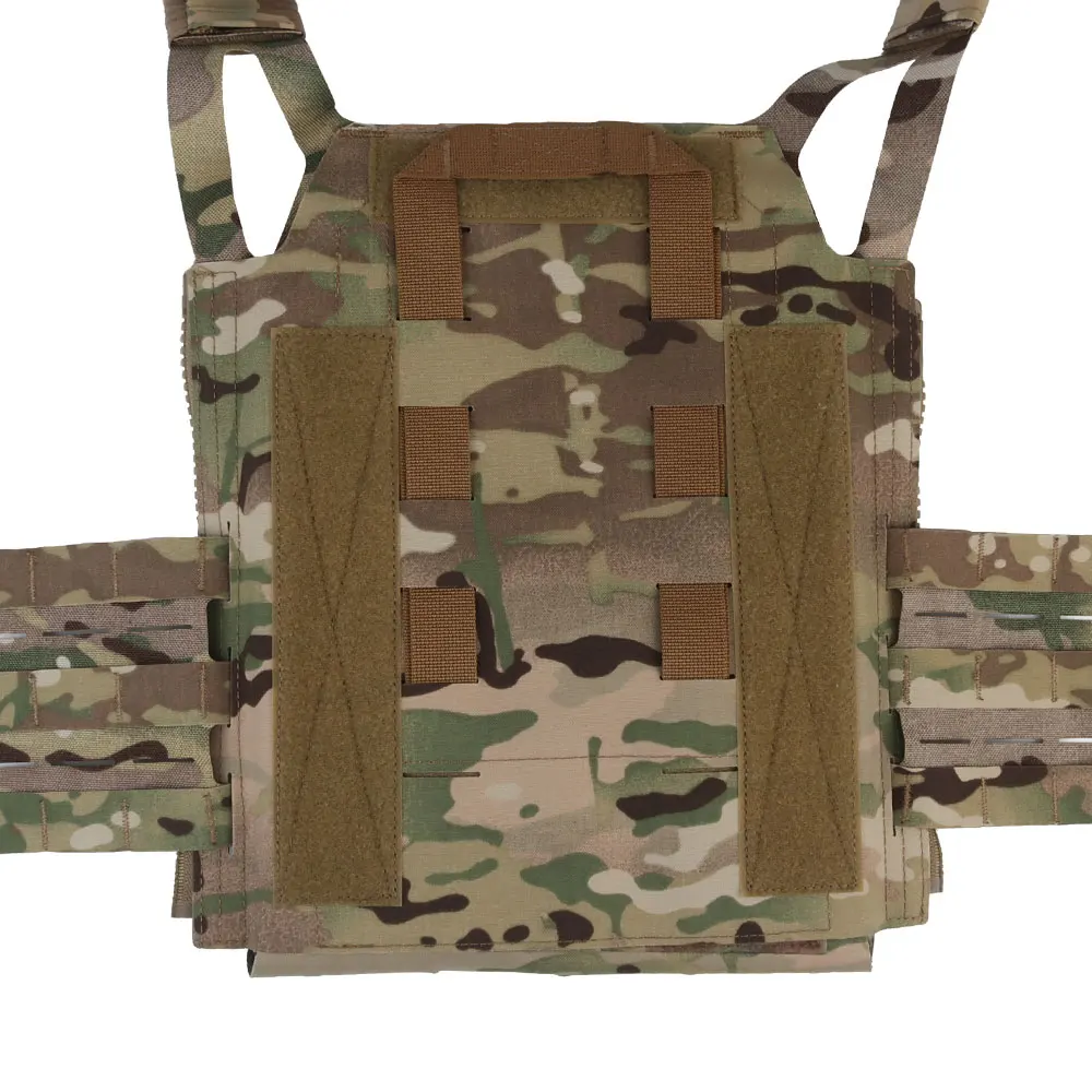 Chaleco táctico MOLLE camuflaje con liberación rápida y portaplacas - imagen 2