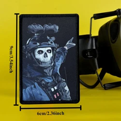 Parche táctico calavera Call of Duty – Chevron velcro mochila